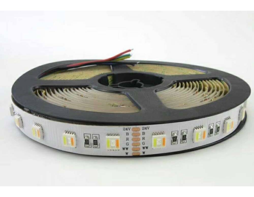 5050RGBW+CW LED flexible strip 60leds/m  24V